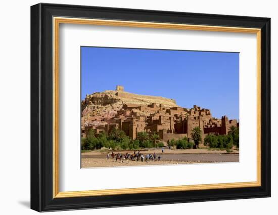 Kasbah, Ait-Benhaddou, UNESCO World Heritage Site, Morocco, North Africa, Africa-Simon Montgomery-Framed Photographic Print