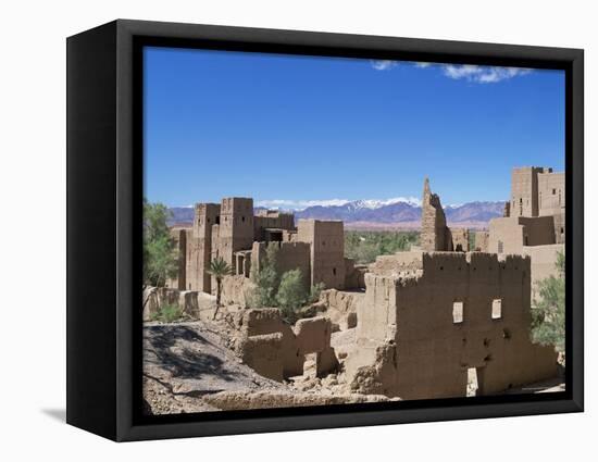 Kasbah, Dades Valley, and the Atlas Mountains, Morocco, North Africa, Africa-Simon Harris-Framed Premier Image Canvas