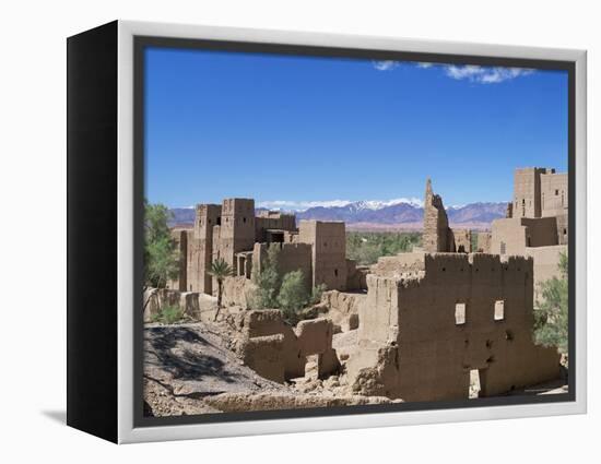 Kasbah, Dades Valley, and the Atlas Mountains, Morocco, North Africa, Africa-Simon Harris-Framed Premier Image Canvas