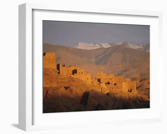 Kasbah Near El Kelaa M'Gouna, Dades Valley, High Atlas Mountains, Morocco, North Africa-Bruno Morandi-Framed Photographic Print