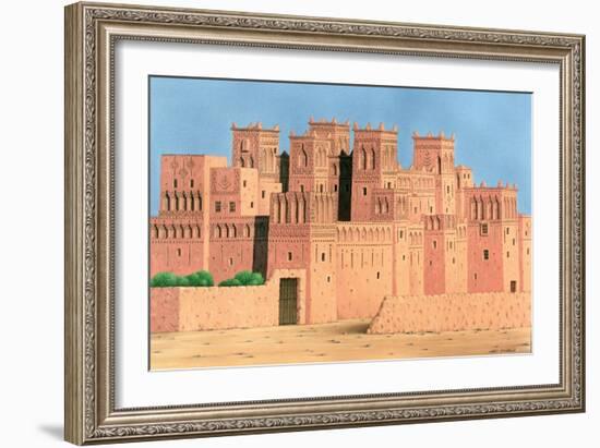 Kasbah, Southern Morocco, 1998-Larry Smart-Framed Giclee Print