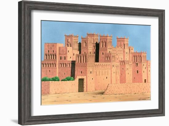 Kasbah, Southern Morocco, 1998-Larry Smart-Framed Giclee Print