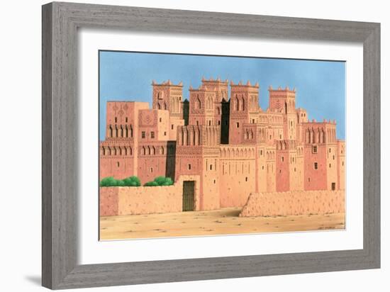 Kasbah, Southern Morocco, 1998-Larry Smart-Framed Giclee Print
