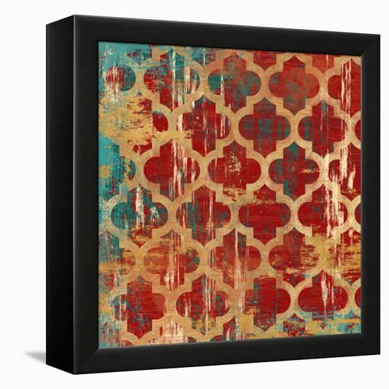 Kasbah Tile 1-Devon Ross-Framed Stretched Canvas