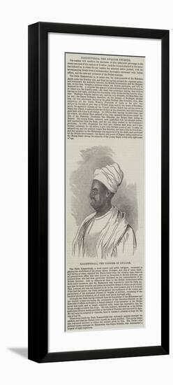 Kasgeewhala, the Usurper of Gwalior-null-Framed Giclee Print