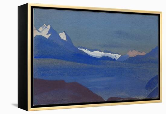 Kashmir, 1936 (Tempera on Cardboard)-Nicholas Roerich-Framed Premier Image Canvas