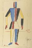 Ruffian, Costume Design for the Opera Victory over the Sun-Kasimir Severinovich Malevich-Giclee Print