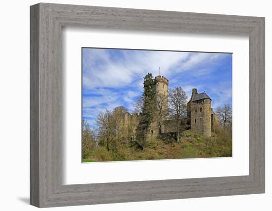 Kasselburg Castle near Pelm, Eifel, Rhineland-Palatinate, Germany, Europe-Hans-Peter Merten-Framed Photographic Print