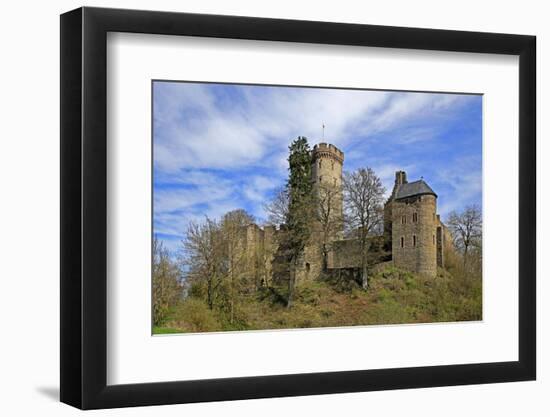 Kasselburg Castle near Pelm, Eifel, Rhineland-Palatinate, Germany, Europe-Hans-Peter Merten-Framed Photographic Print