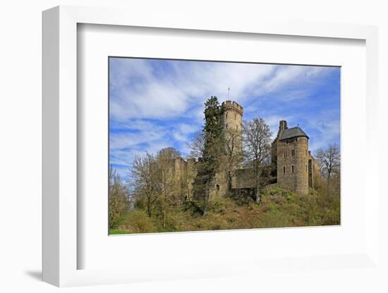 Kasselburg Castle near Pelm, Eifel, Rhineland-Palatinate, Germany, Europe-Hans-Peter Merten-Framed Photographic Print