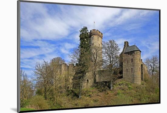 Kasselburg Castle near Pelm, Eifel, Rhineland-Palatinate, Germany, Europe-Hans-Peter Merten-Mounted Photographic Print