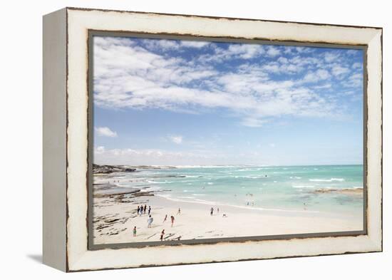 Kassiesbaai Beach, Arniston, Western Cape, South Africa, Africa-Neil Overy-Framed Premier Image Canvas