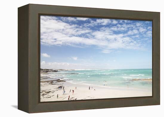 Kassiesbaai Beach, Arniston, Western Cape, South Africa, Africa-Neil Overy-Framed Premier Image Canvas