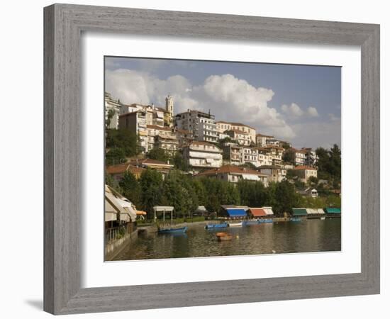 Kastoria and Lake Orestiada, Macedonia, Greece, Europe-Richardson Rolf-Framed Photographic Print
