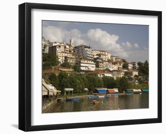 Kastoria and Lake Orestiada, Macedonia, Greece, Europe-Richardson Rolf-Framed Photographic Print