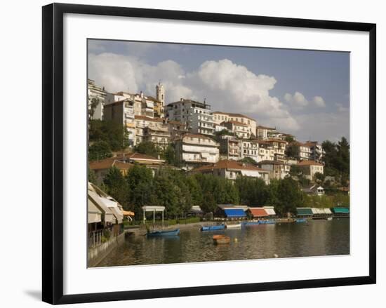 Kastoria and Lake Orestiada, Macedonia, Greece, Europe-Richardson Rolf-Framed Photographic Print