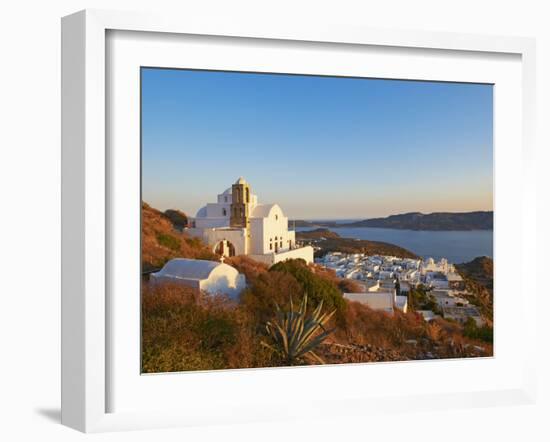 Kastro and the Church Ipapanti, Plaka, Old Village, Milos, Cyclades Islands, Greek Islands, Aegean -Tuul-Framed Photographic Print