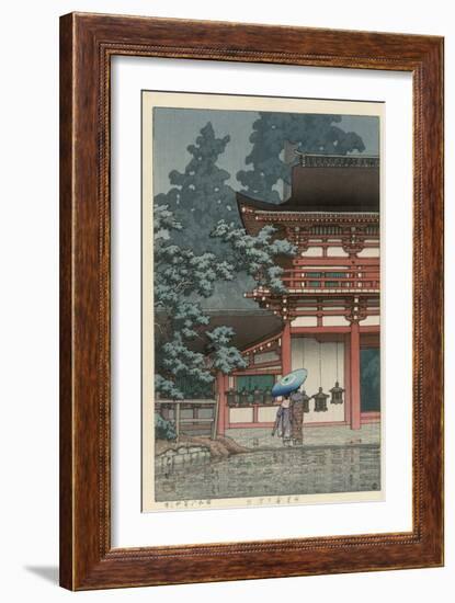 Kasuga Shrine, Nara-Kawase Hasui-Framed Premium Giclee Print