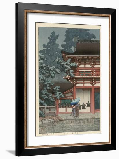 Kasuga Shrine, Nara-Kawase Hasui-Framed Premium Giclee Print