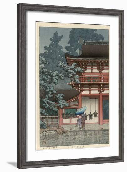 Kasuga Shrine, Nara-Kawase Hasui-Framed Giclee Print