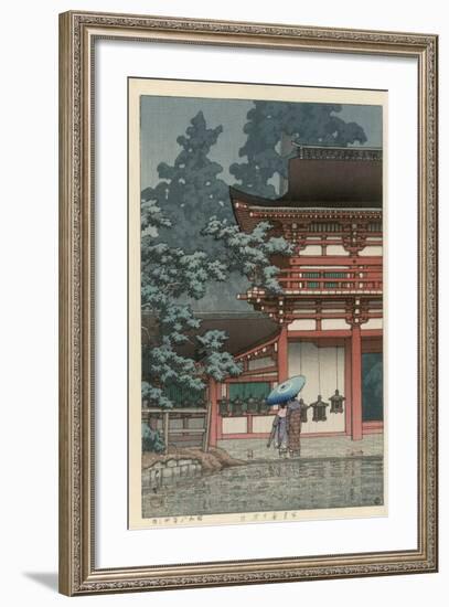 Kasuga Shrine, Nara-Kawase Hasui-Framed Giclee Print