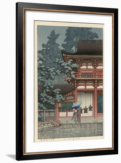 Kasuga Shrine, Nara-Kawase Hasui-Framed Giclee Print