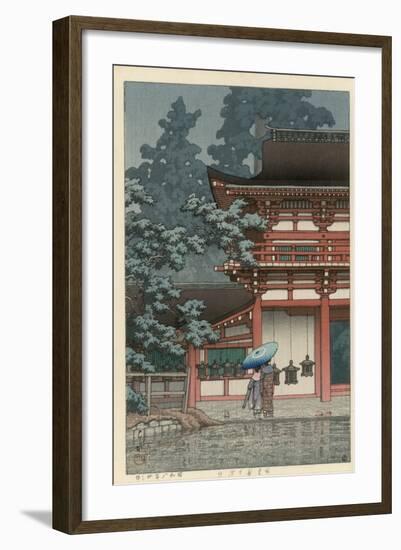 Kasuga Shrine, Nara-Kawase Hasui-Framed Giclee Print