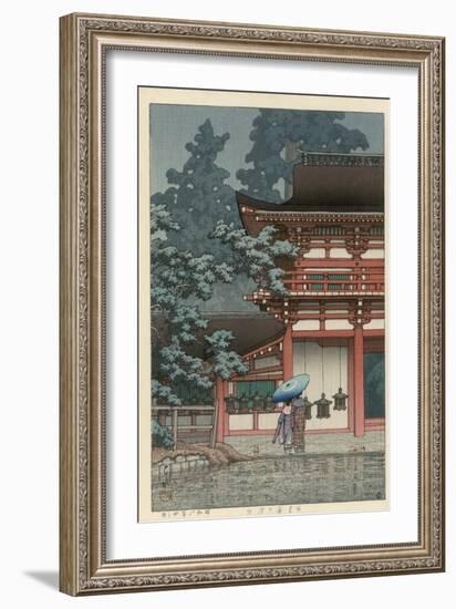 Kasuga Shrine, Nara-Kawase Hasui-Framed Giclee Print