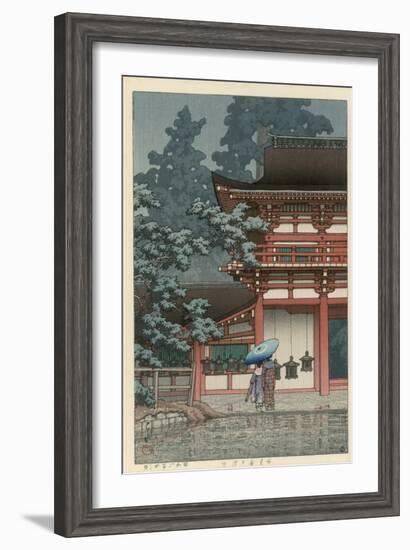 Kasuga Shrine, Nara-Kawase Hasui-Framed Giclee Print