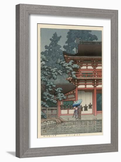 Kasuga Shrine, Nara-Kawase Hasui-Framed Giclee Print