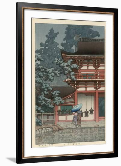 Kasuga Shrine, Nara-Kawase Hasui-Framed Giclee Print