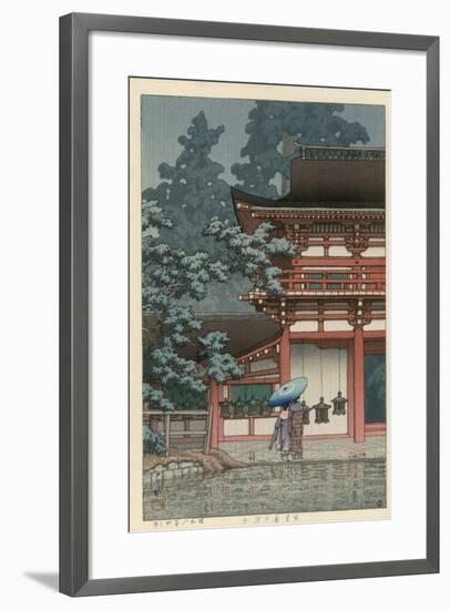 Kasuga Shrine, Nara-Kawase Hasui-Framed Giclee Print