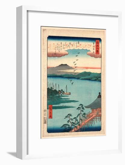 Katada No Rakugan-Utagawa Hiroshige-Framed Giclee Print