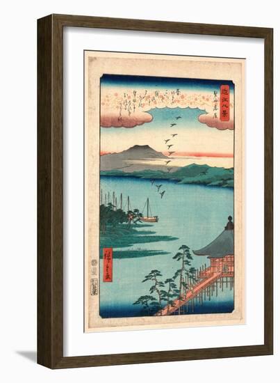 Katada No Rakugan-Utagawa Hiroshige-Framed Giclee Print