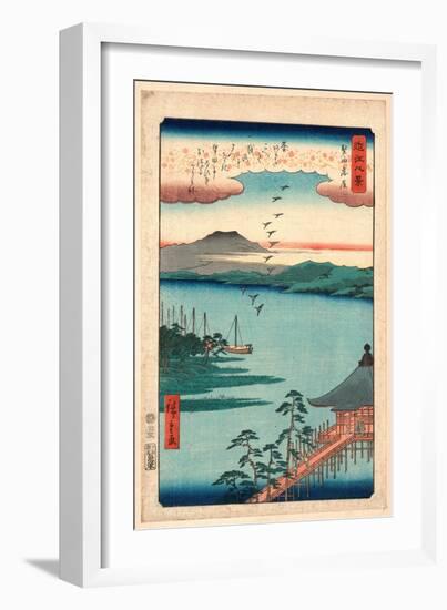 Katada No Rakugan-Utagawa Hiroshige-Framed Giclee Print