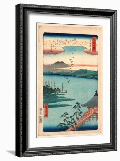 Katada No Rakugan-Utagawa Hiroshige-Framed Giclee Print