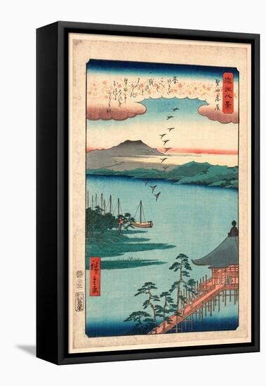 Katada No Rakugan-Utagawa Hiroshige-Framed Premier Image Canvas