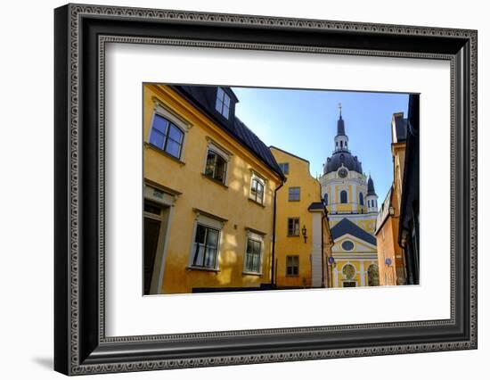 Katarina Kyrka (Church of Catherine) at Sodermalm District in Stockholm, Sweden-Carlos Sanchez Pereyra-Framed Photographic Print