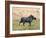 Katavi National Park, A Warthog Runs with its Tail in the Air, Tanzania-Nigel Pavitt-Framed Photographic Print