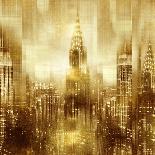 NYC - Reflections in Gold I-Kate Carrigan-Art Print