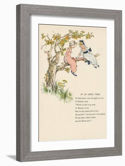 'Kate Greenaway's Marigold Garden', 1885, (1946)-Catherine Greenaway-Framed Giclee Print