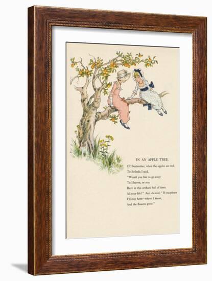 'Kate Greenaway's Marigold Garden', 1885, (1946)-Catherine Greenaway-Framed Giclee Print