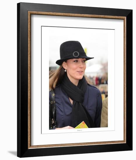 Kate Middleton at Cheltenham Festival-null-Framed Art Print