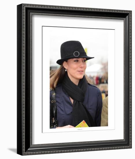 Kate Middleton at Cheltenham Festival-null-Framed Art Print