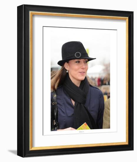 Kate Middleton at Cheltenham Festival-null-Framed Art Print