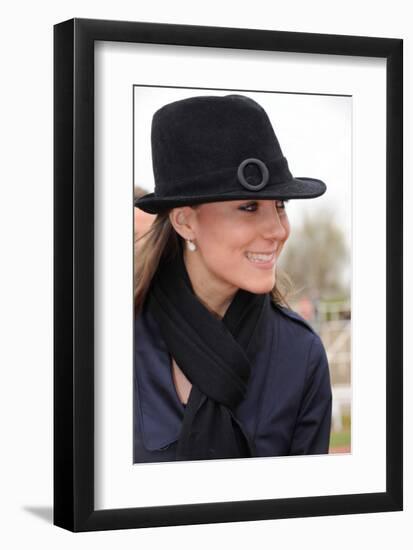 Kate Middleton at Cheltenham Festival-null-Framed Art Print