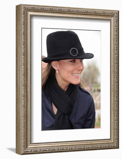 Kate Middleton at Cheltenham Festival-null-Framed Art Print