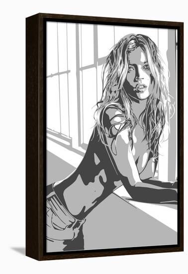 Kate Moss-Emily Gray-Framed Premier Image Canvas