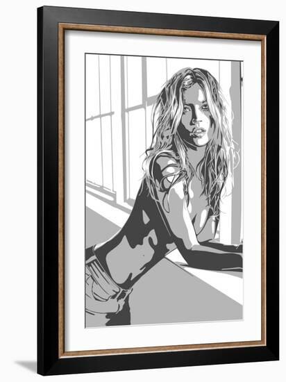 Kate Moss-Emily Gray-Framed Giclee Print