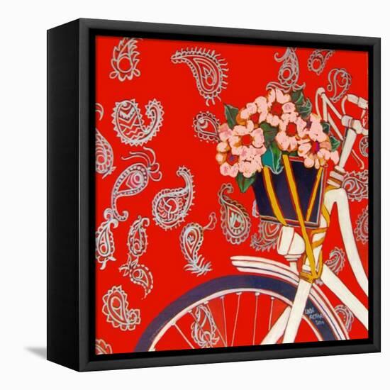 Kate's bike-Linda Arthurs-Framed Premier Image Canvas